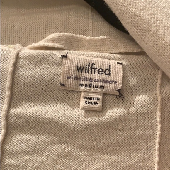 Silk and Cashmere, Grey and Cream Sweater - Picture 2 of 2